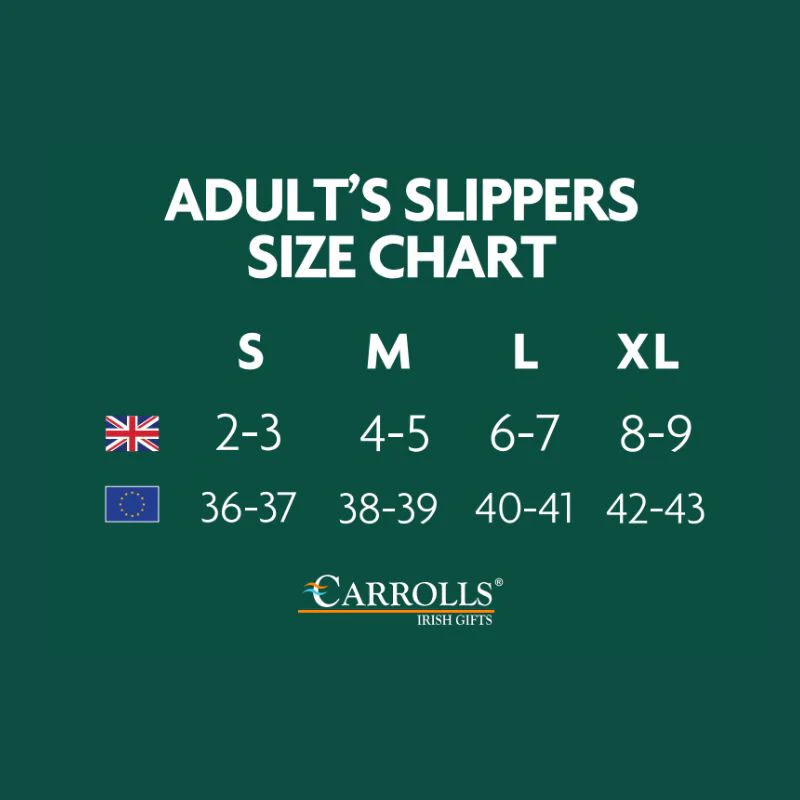 Aran Fluffy Adult Slip On Slipper With Sheep Design - Image 3