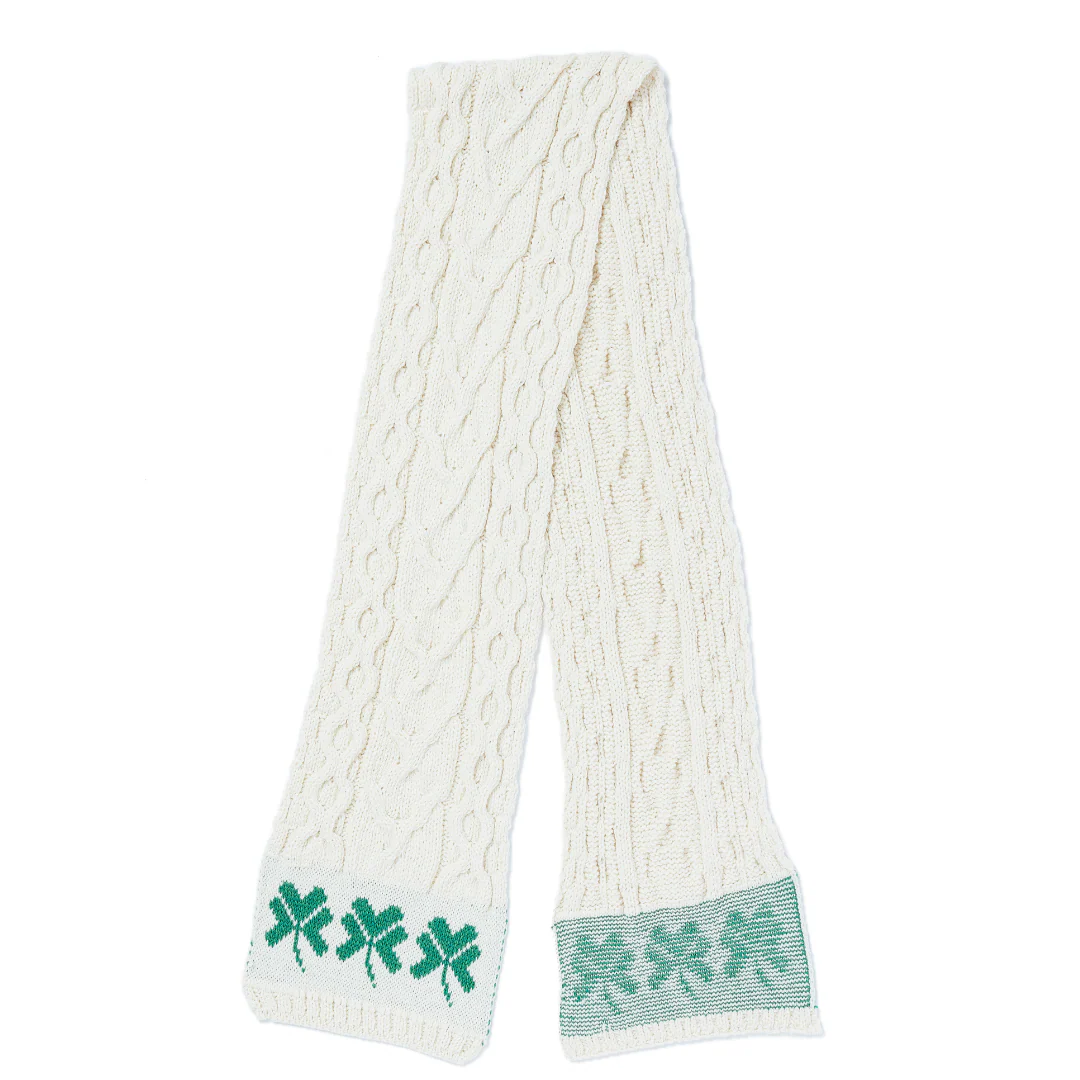 Aran Woollen Mills Shamrock Scarf - Image 3