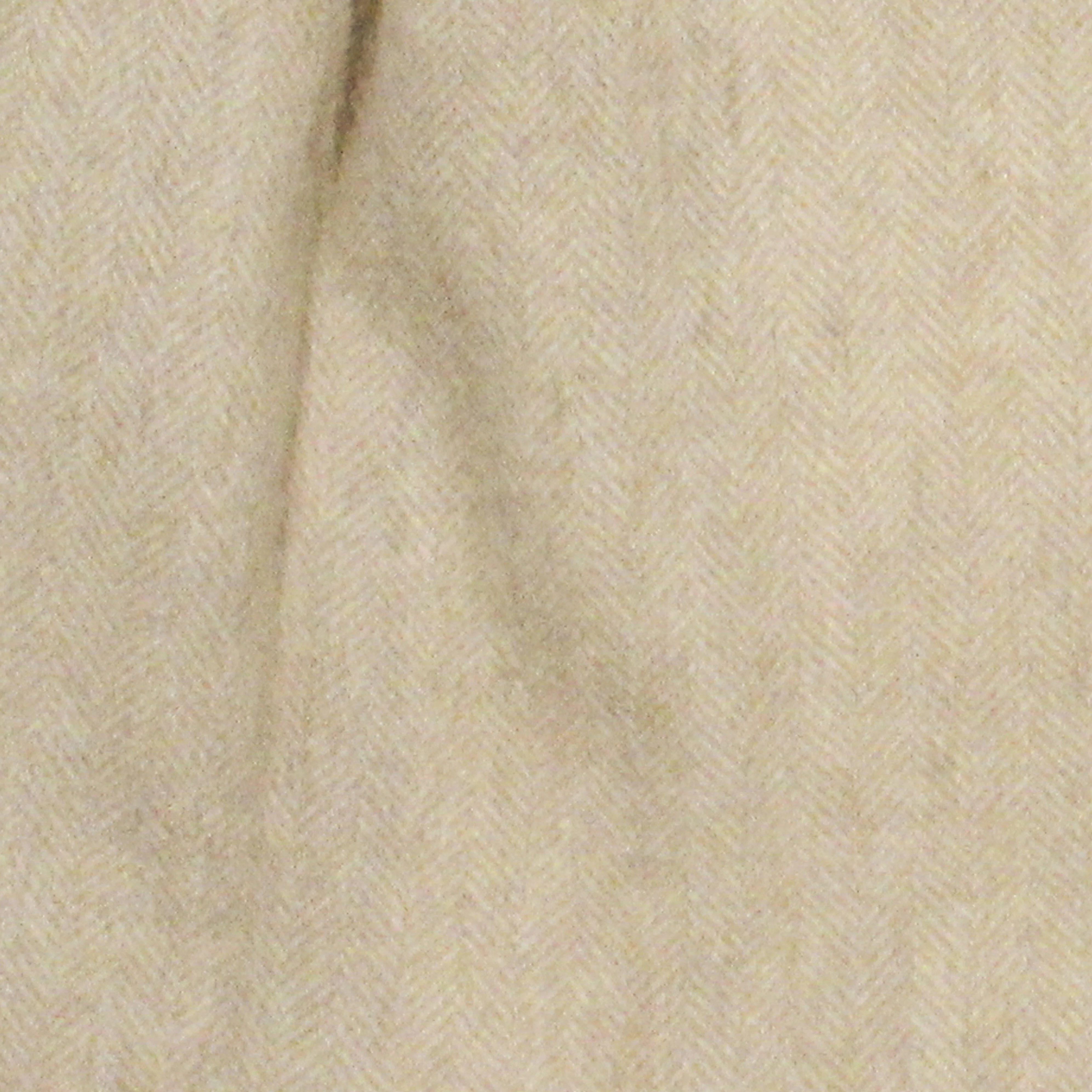 Brushed Woollen Tartan Scarf Pale Camel - Image 3