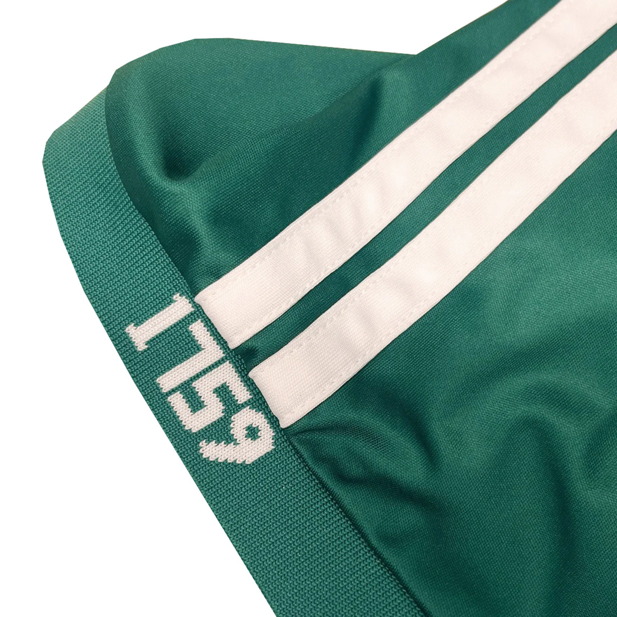 Guinness Green & White Striped Football Top - Image 9