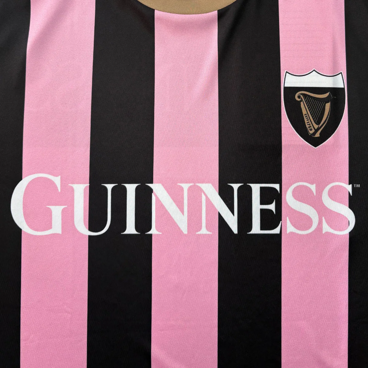 Guinness Pink & Black Striped Performance Top - Image 7