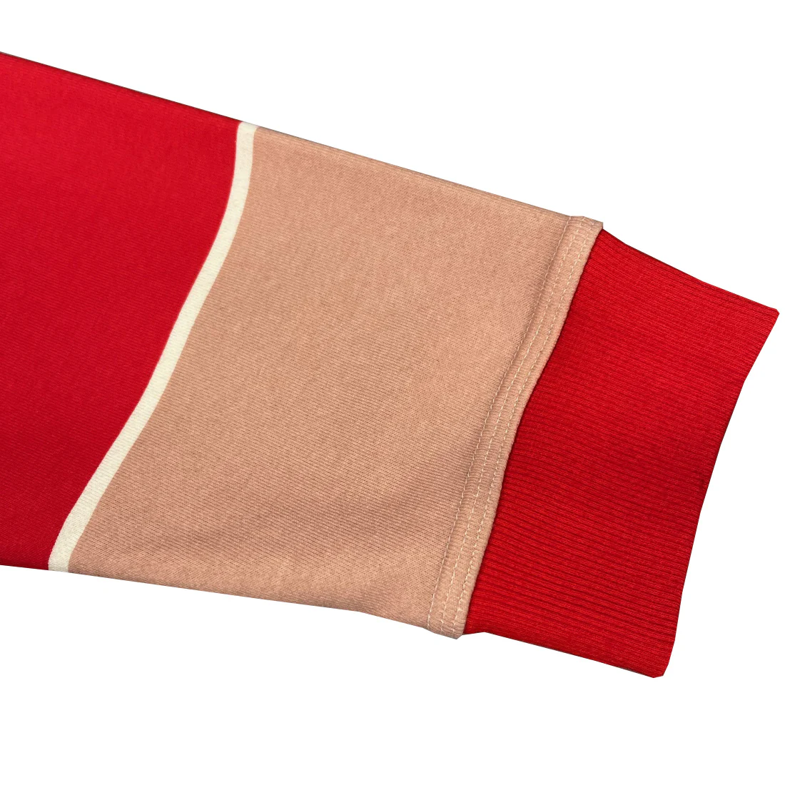 Guinness Red & Pink Heart Rugby Sweatshirt - Image 4