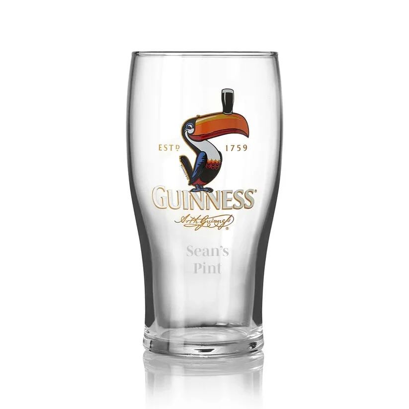 Guinness Toucan Design Two Pack Pint Glasses - Image 3