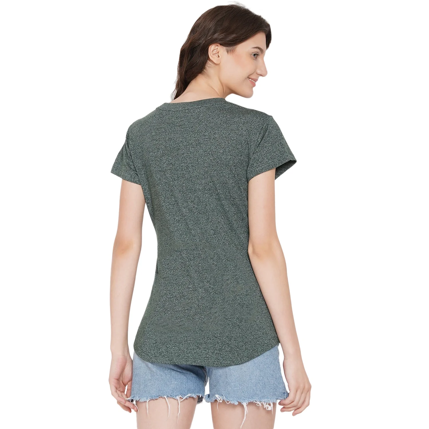 Ladies Ireland Originals Green Grindle T-Shirt - Image 4